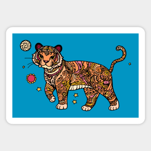 Tribal Tiger Sticker